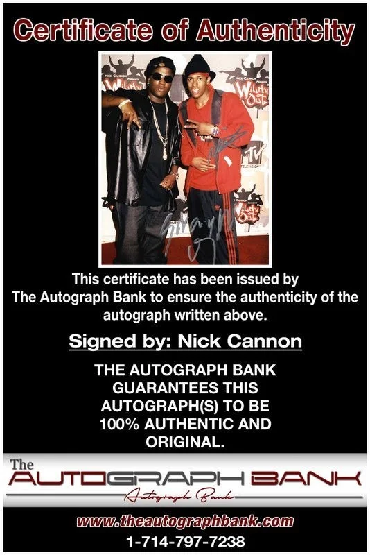 Nick Cannon — Nick Cannon & Young Jeezy authentic signed 8x10 photo |CERT Autographed D7, image 2