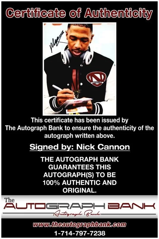 Nick Cannon — Nick Cannon authentic signed celebrity 8x10 photo W/Cert Autographed D6, image 2