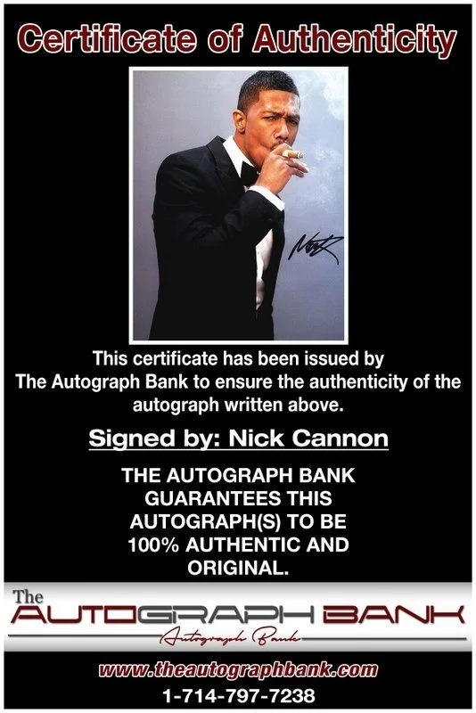 Nick Cannon — Nick Cannon authentic signed celebrity 8x10 photo W/Cert Autographed D19, image 2