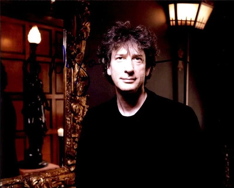 Neil Gaiman — Neil Gaiman authentic signed celebrity 8x10 photo W/Cert Autographed C1