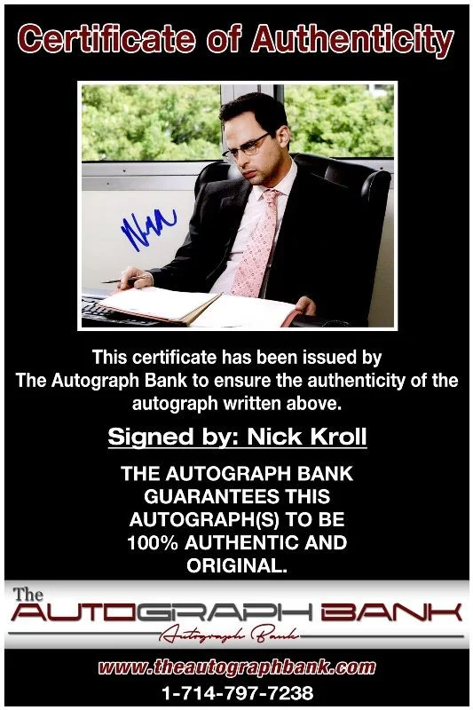 Nick Kroll — Nick Kroll authentic signed celebrity 8x10 photo W/Cert Autographed 21616a, изображение 2