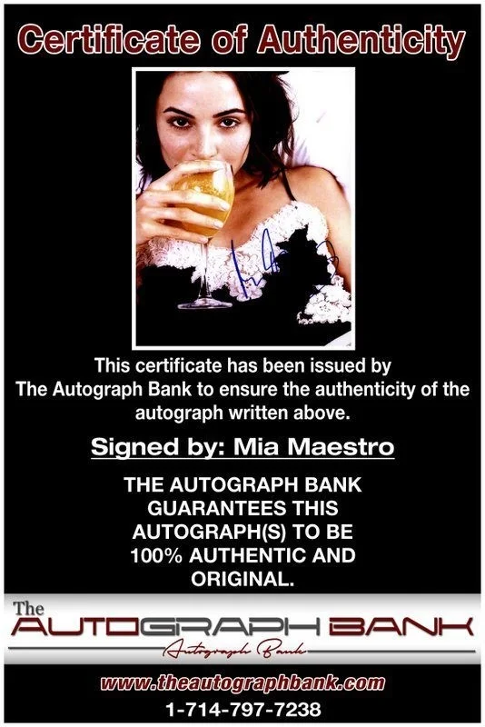 Mia Maestro — Mia Maestro authentic signed celebrity 8x10 photo W/Cert Autographed C2, image 2