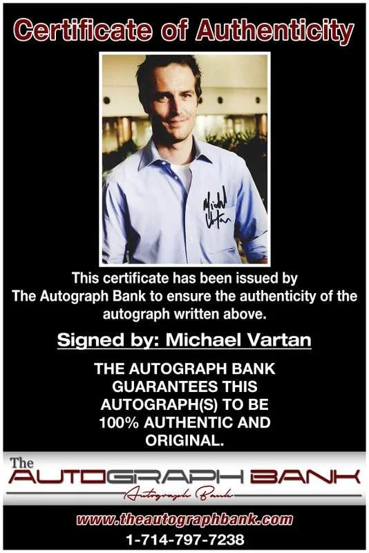 Michael Vartan — Michael Vartan authentic signed celebrity 8x10 photo W/Cert Autographed B0005, изображение 2