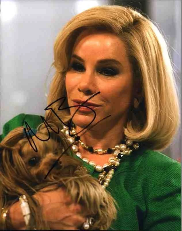 Melissa Rivers — Melissa Rivers signed celebrity 8x10 photo W/Certificate (2616a)