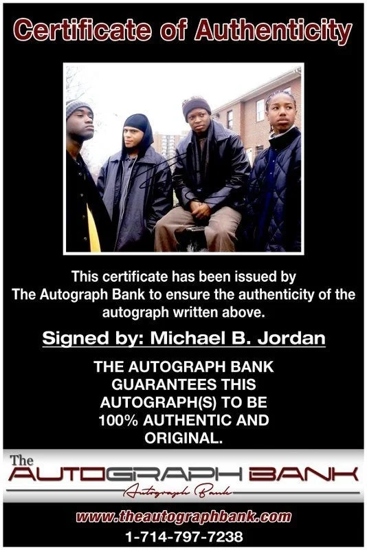 Michael B Jordan — Michael B Jordan authentic signed celebrity 8x10 photo W/Cert Autographed C2, image 2