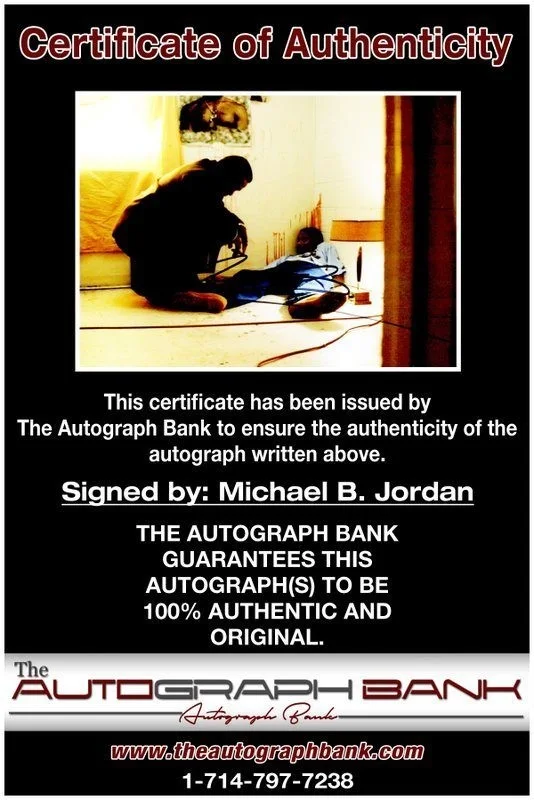 Michael B Jordan — Michael B Jordan authentic signed celebrity 8x10 photo W/Cert Autographed C3, изображение 2