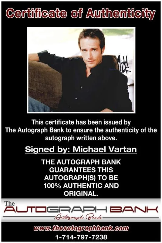 Michael Vartan — Michael Vartan authentic signed celebrity 8x10 photo W/Cert Autographed B0023, изображение 2