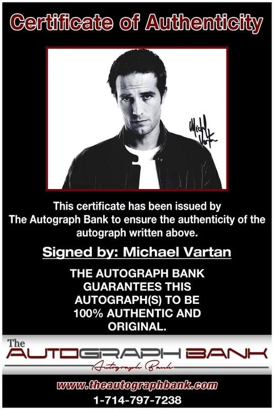 Michael Vartan — Michael Vartan authentic signed celebrity 8x10 photo W/Cert Autographed B0025, изображение 2