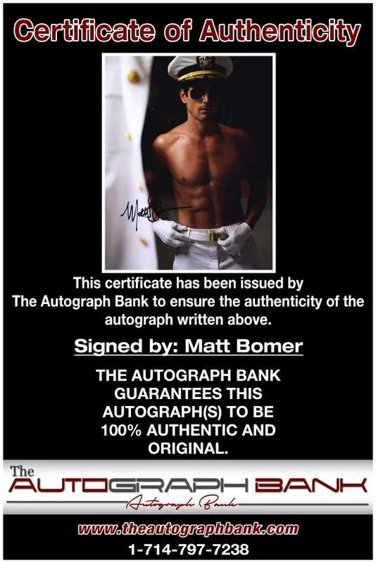Matt Bomer — Matt Bomer authentic signed celebrity 8x10 photo W/Cert Autographed A0001, изображение 2