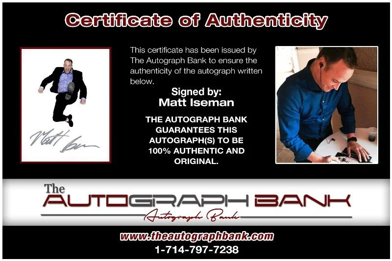 Matt Iseman — Matt Iseman American Ninja Warrior authentic signed 8x10 photo |CERT 125g1, изображение 2