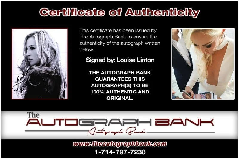 Louise Linton — Louise Linton authentic signed celebrity 8x10 photo W/Cert Autographed D3, изображение 2
