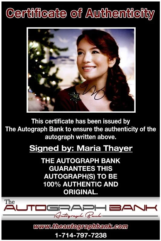 Maria Thayer — Maria Thayer authentic signed celebrity 8x10 photo W/Cert Autographed 2616a, image 2