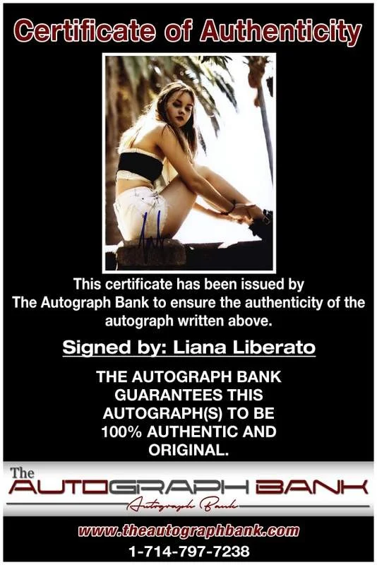 Liana Liberato — Liana Liberato authentic signed celebrity 8x10 photo W/Cert Autographed A0026, image 2