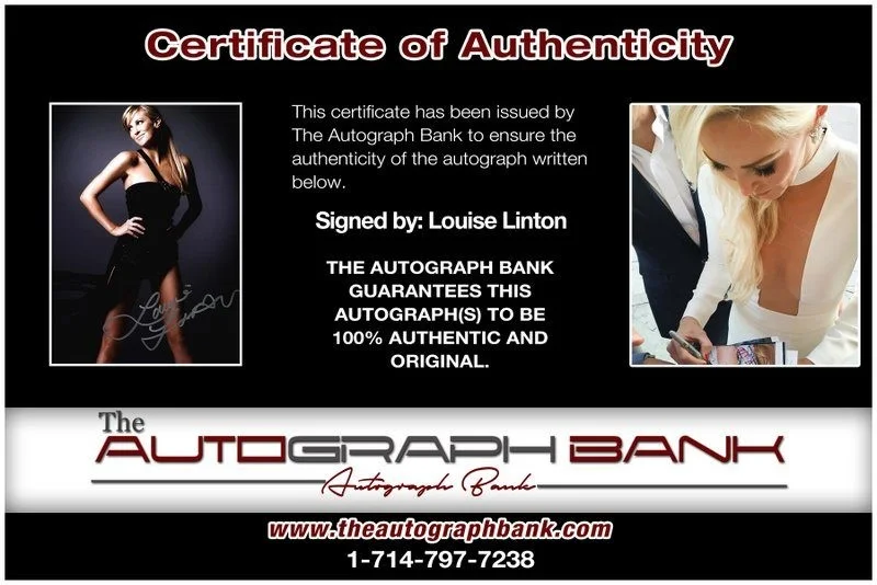 Louise Linton — Louise Linton authentic signed celebrity 8x10 photo W/Cert Autographed D5, изображение 2