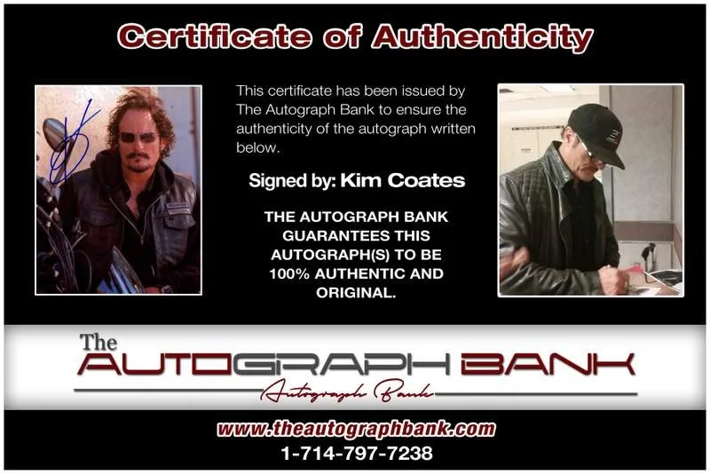 Kim Coates — Kim Coates authentic signed celebrity 8x10 photo W/Cert Autographed A22, изображение 2