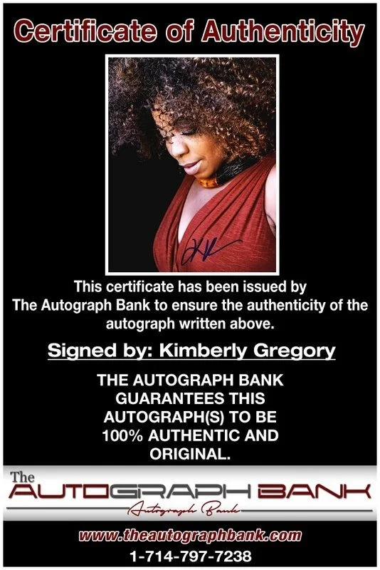 Kimberly Gregory — Kimberly Gregory authentic signed celebrity 8x10 photo W/Cert Autographed D3, image 2