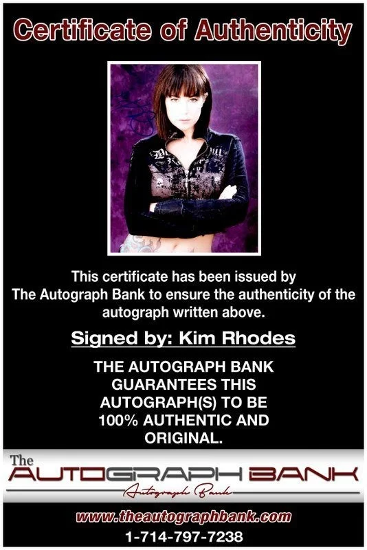 Kim Rhodes — Kim Rhodes authentic signed celebrity 8x10 photo W/Cert Autographed C13, image 2