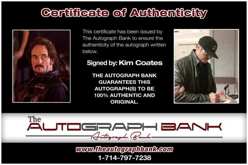 Kim Coates — Kim Coates authentic signed celebrity 8x10 photo W/Cert Autographed A17, изображение 2