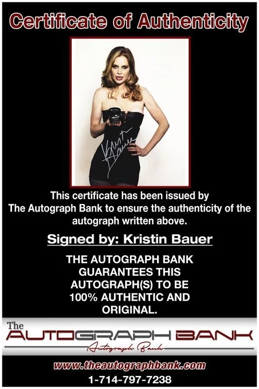 Kristin Bauer — Kristin Bauer authentic signed celebrity 8x10 photo W/Cert Autographed D1, image 2