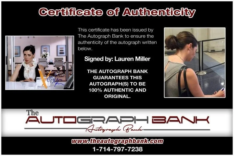 Lauren Miller — Lauren Miller authentic signed celebrity 8x10 photo W/Cert Autographed C11, image 2
