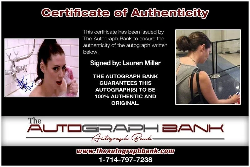 Lauren Miller — Lauren Miller authentic signed celebrity 8x10 photo W/Cert Autographed C1, изображение 2