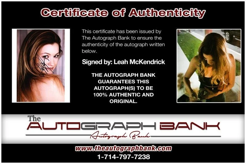 Leah McKendrick — Leah McKendrick authentic signed celebrity 8x10 photo W/Cert Autographed D1, image 2