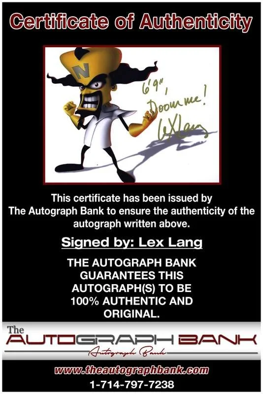 Lex Lang — Lex Lang authentic signed celebrity 8x10 photo W/Certificate Autographed (A0001), image 2