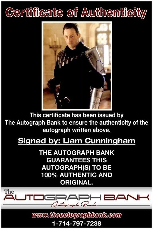 Liam Cunningham — Liam Cunningham authentic signed celebrity 8x10 photo W/Cert Autographed C1, image 2