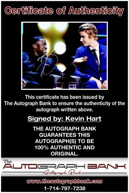 Kevin Hart — Kevin Hart authentic signed celebrity 8x10 photo W/Cert Autographed C1, image 2