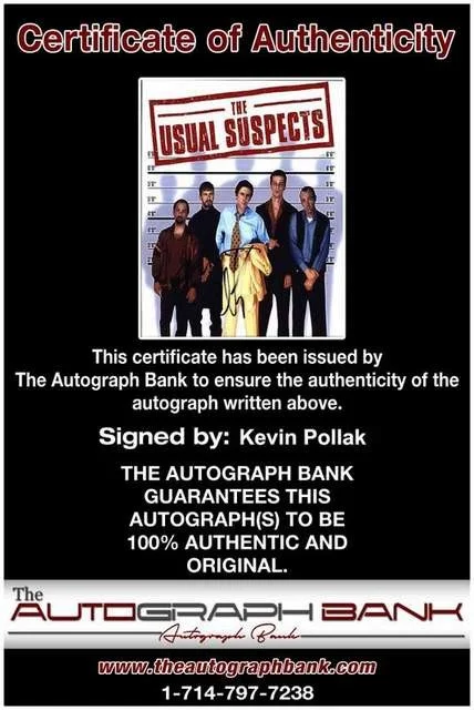 Kevin Pollak — Kevin Pollak authentic signed celebrity 8x10 photo W/Cert Autographed (B0424), image 2