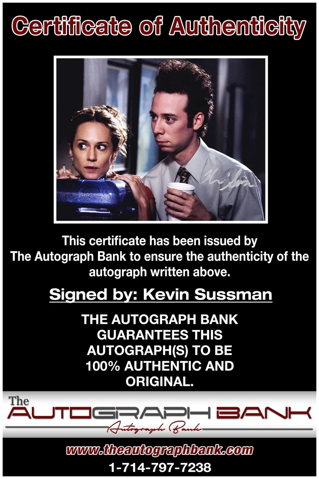 Kevin Sussman — Kevin Sussman authentic signed celebrity 8x10 photo W/Cert Autographed A5, изображение 2