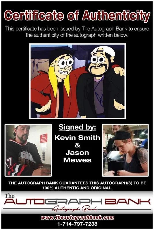 Kevin Smith — Kevin Smith & Jason Mewes authentic signed 8x10 photo |CERT Autographed B0003, image 2