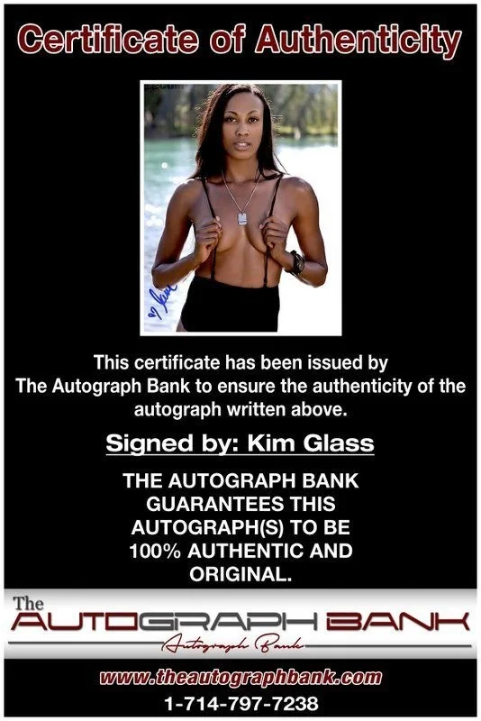 Kim Glass — Kim Glass authentic signed celebrity 8x10 photo W/Certificate Autographed (C3), изображение 2