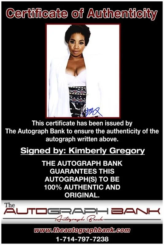 Kimberly Gregory — Kimberly Gregory authentic signed celebrity 8x10 photo W/Cert Autographed D5, image 2