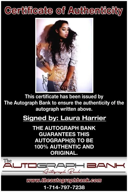 Laura Harrier — Laura Harrier authentic signed celebrity 8x10 W/Certificate Autographed (A0003), image 2
