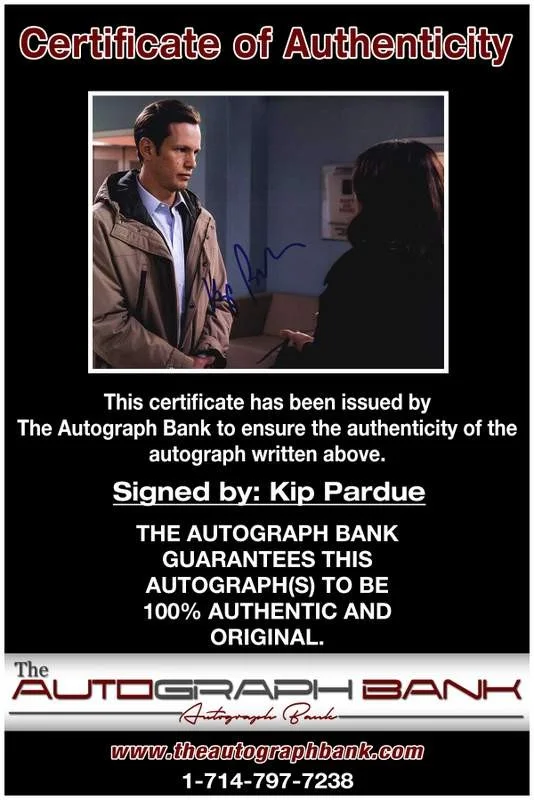 Kip Pardue — Kip Pardue authentic signed celebrity 8x10 W/Certificate Autographed (A0007), image 2