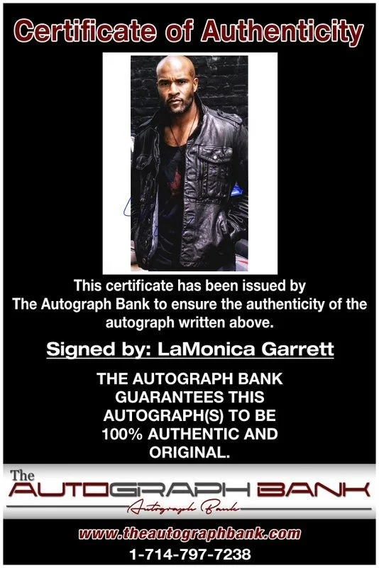 LaMonica Garrett — LaMonica Garrett authentic signed celebrity 8x10 photo W/Cert Autographed D1, image 2