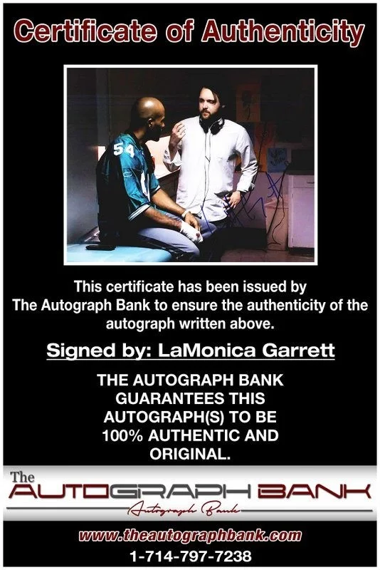 LaMonica Garrett — LaMonica Garrett authentic signed celebrity 8x10 photo W/Cert Autographed D5, image 2