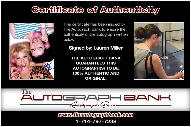 Lauren Miller — Lauren Miller authentic signed celebrity 8x10 photo W/Cert Autographed C4, изображение 2