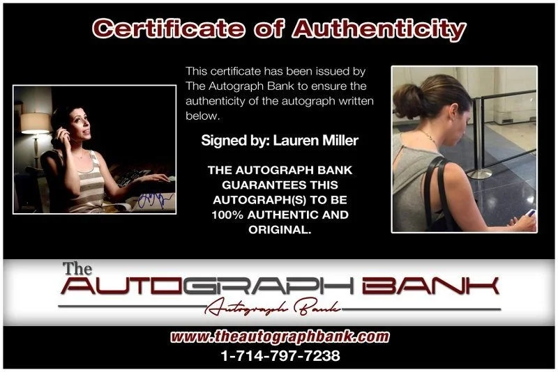 Lauren Miller — Lauren Miller authentic signed celebrity 8x10 photo W/Cert Autographed C8, изображение 2