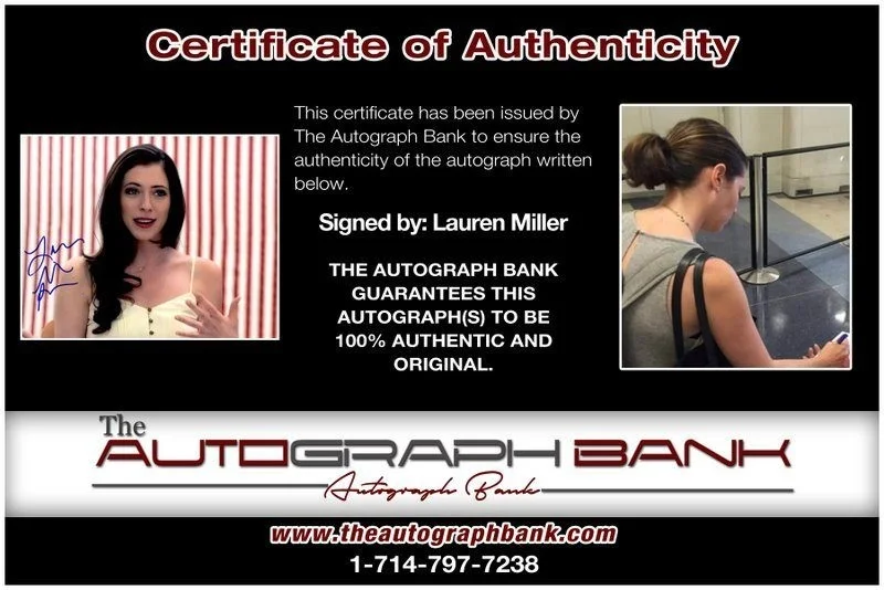 Lauren Miller — Lauren Miller authentic signed celebrity 8x10 photo W/Cert Autographed C5, изображение 2