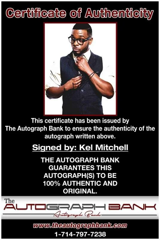 Kel Mitchell — Kel Mitchell authentic signed celebrity 8x10 photo W/Cert Autographed A4, image 2