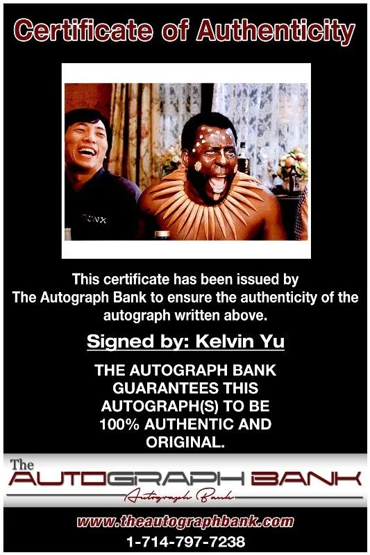 Kelvin Yu — Kelvin Yu authentic signed celebrity 8x10 photo W/Cert Autographed 125i1, image 2
