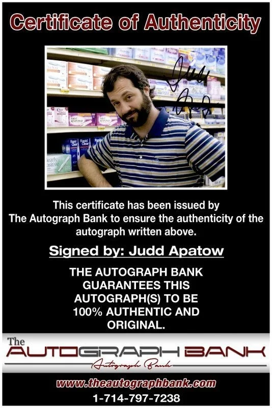 Judd Apatow — Judd Apatow authentic signed celebrity 8x10 photo W/Cert Autographed C2, изображение 2