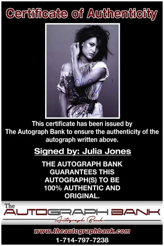 Julia Jones — Julia Jones authentic signed celebrity 8x10 W/Certificate Autographed (A0003), image 2