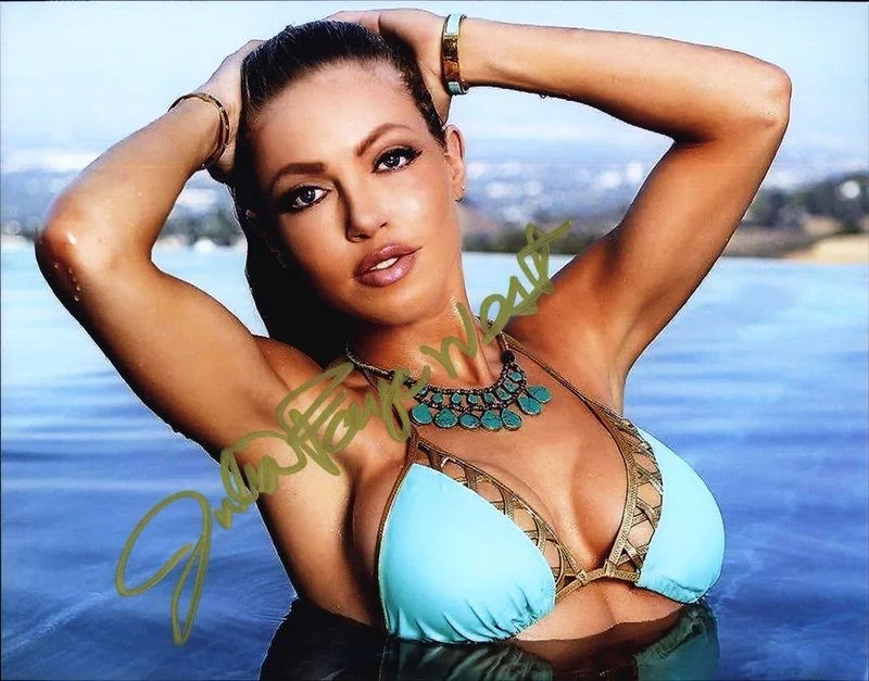 Julia Faye West — Julia Faye West authentic signed celebrity 8x10 photo W/Cert Autographed D16