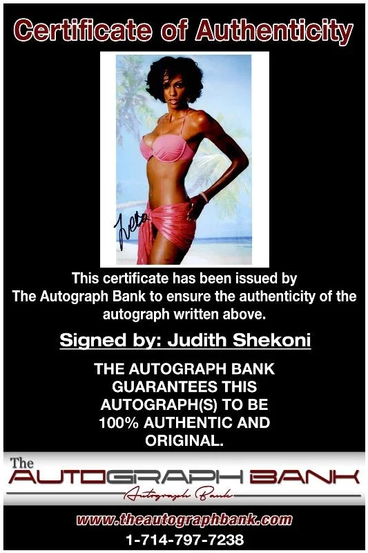Judith Shekoni — Judith Shekoni authentic signed celebrity 8x10 photo W/Cert Autographed 2616c, изображение 2