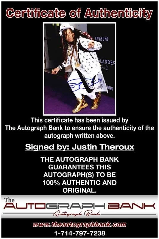 Justin Theroux — Justin Theroux authentic signed celebrity 8x10 photo W/Cert Autographed B0001, изображение 2
