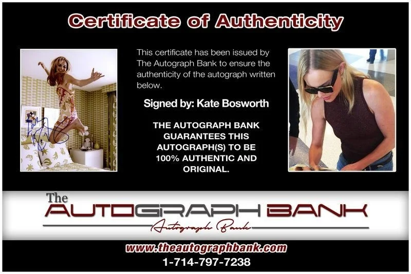Kate Bosworth — Kate Bosworth authentic signed celebrity 8x10 photo W/Cert Autographed C3, изображение 2
