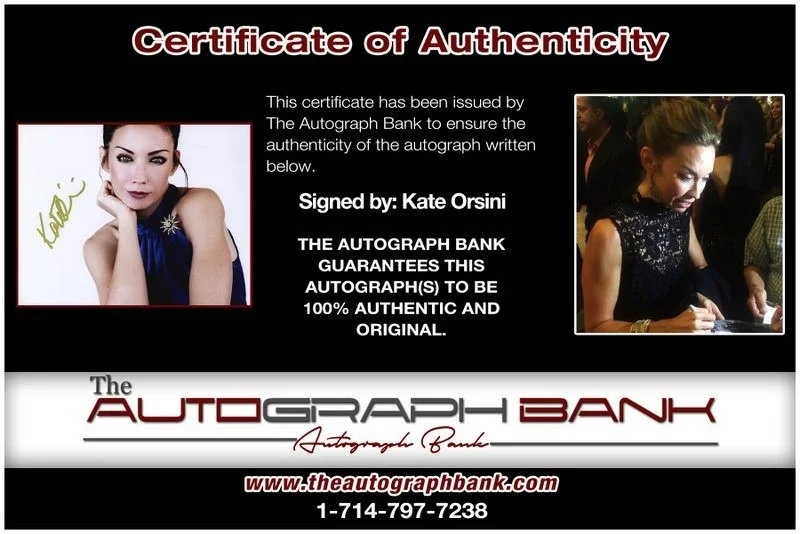Kate Orsini — Kate Orsini authentic signed celebrity 8x10 photo W/Cert Autographed D10, изображение 2